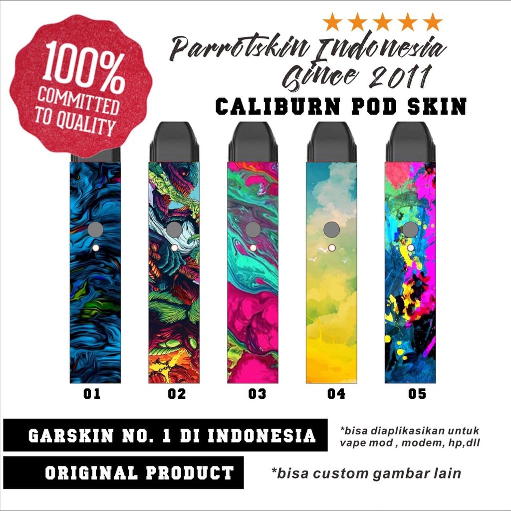 Garskin Skin Caliburn pod Abstract Edition warp sticker