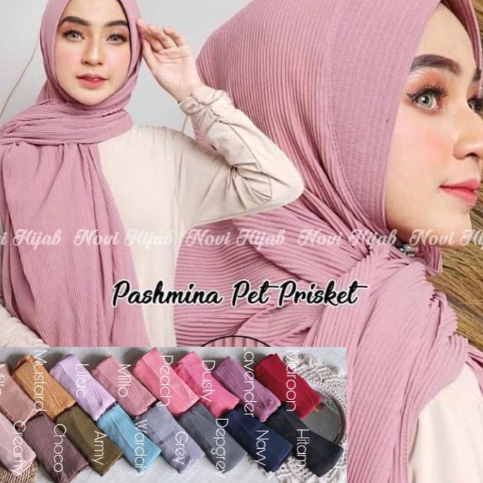 [PROMO ENN87] Pashmina Pet Plisket / Pashmina Plisket Premium / Pashmina Plisket Full / Pashmina Pli