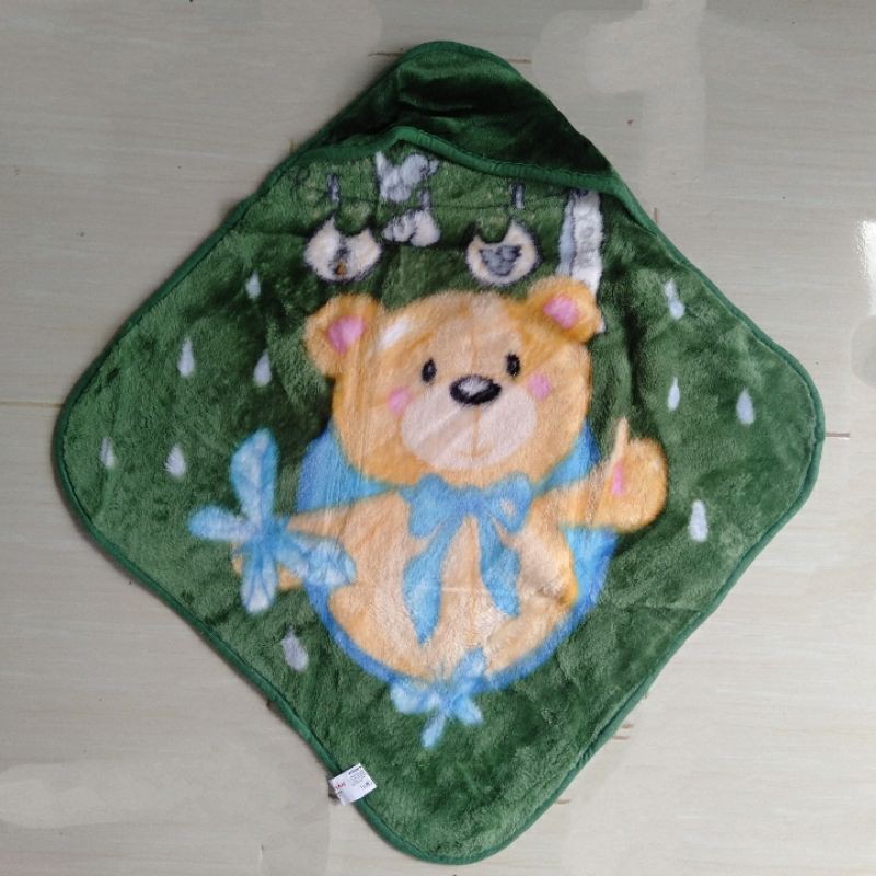 selimut bayi topi cbryan 70x70 / blanket bayi topi