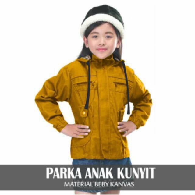 JAKET PARKA BABY CANVAS ANAK CEWE