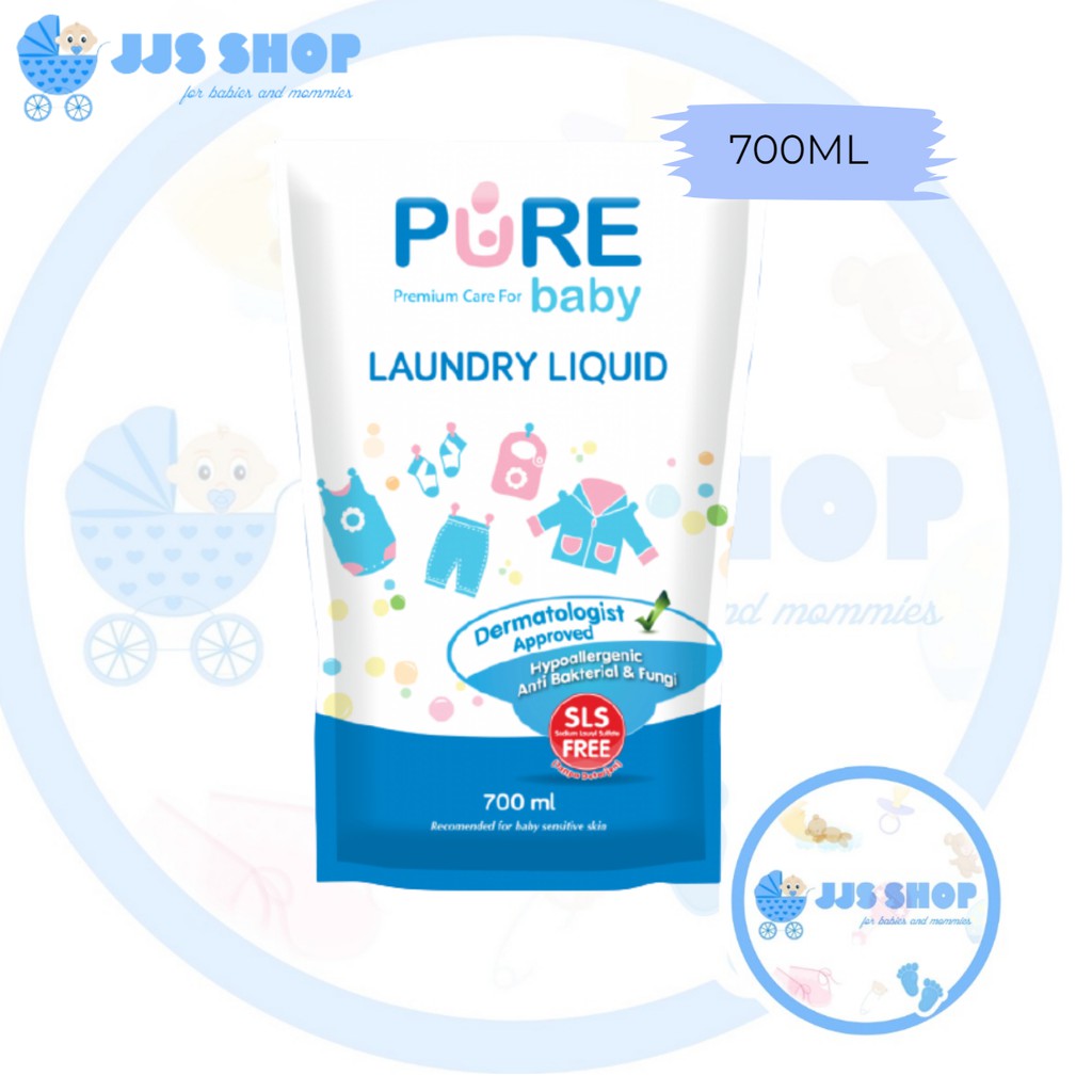 PURE BB PUREBB BABY LAUNDRY LIQUID 700ML 900ML SABUN PAKAIAN ANAK BAYI REFILL