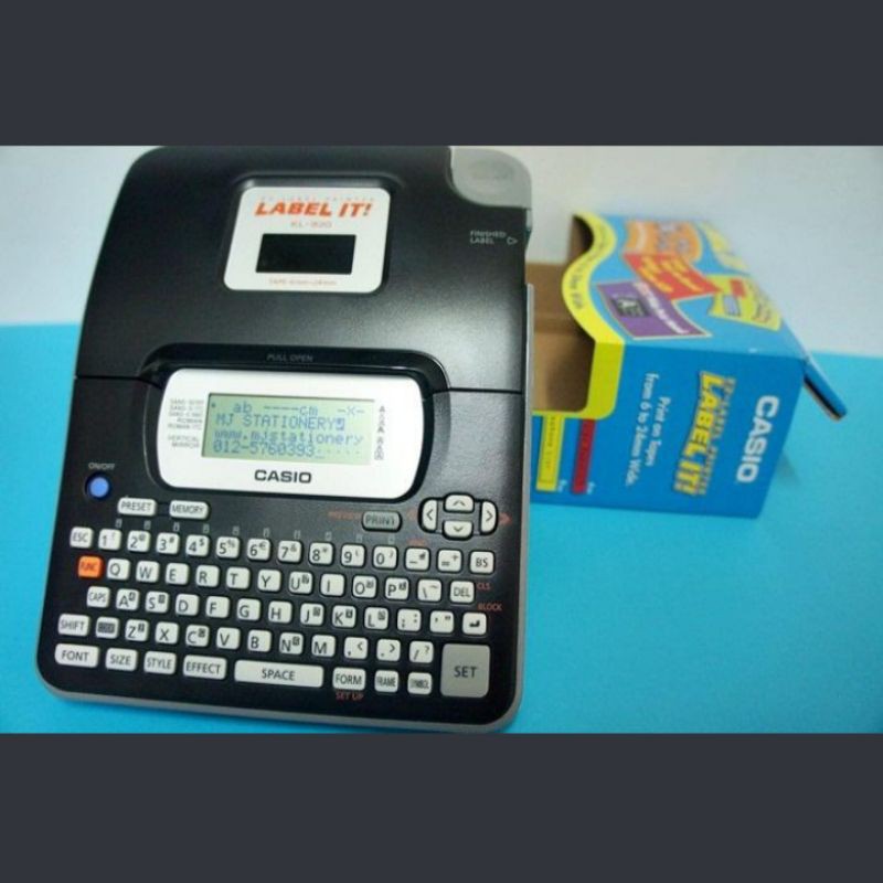 

CASIO LABEL PRINTER KL 820 MESIN LABEL PRINTER ORIGINAL CASIO