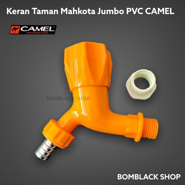 CAMEL Keran Air Jumbo 1/2&quot; Mahkota Keran Dapur Tembok WC Toilet PVC