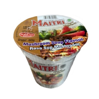 MAITRI Mushroom Soup Flavour Cup - 60 gr