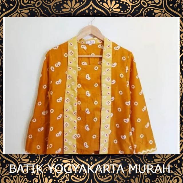 WS Kutubaru jumputan jumbo baju adat Jawa Jogja kebaya encim kartini - XXL