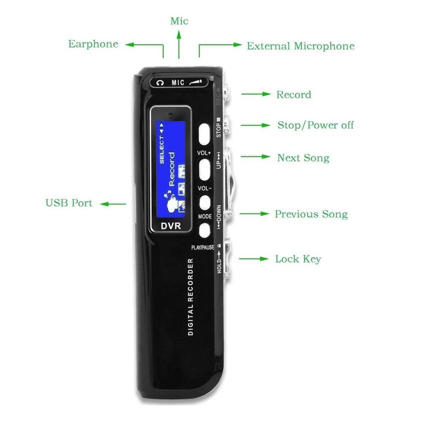 [T-OZQ ✓] alat perekam suara / voice recorder / mp3 player / mp3 player mini / penyadap suara / peny