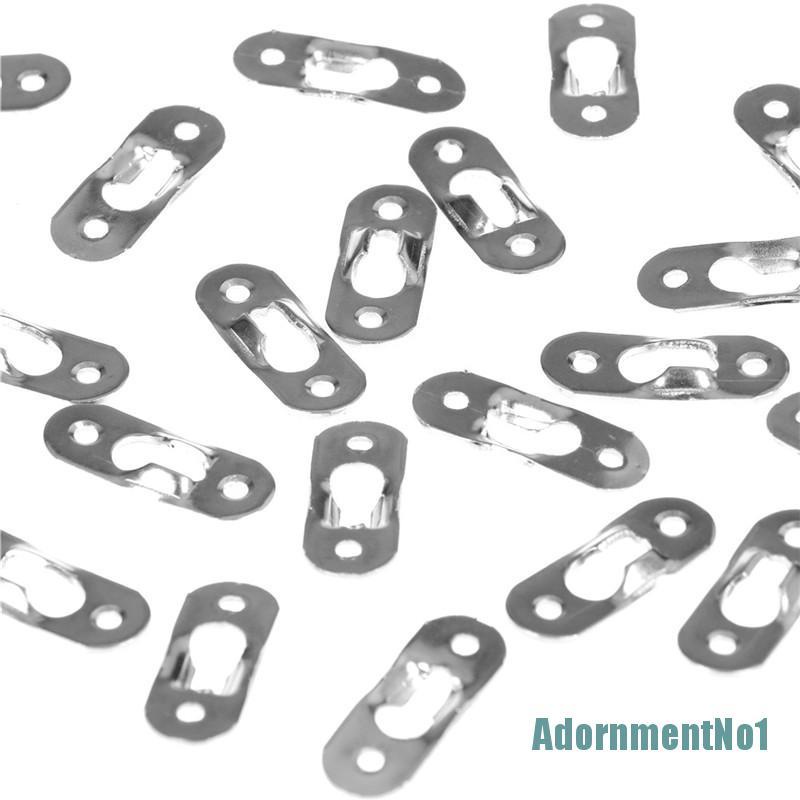 (AdornmentNo1) 20pcs Gantungan Kunci Bahan Metal Ukuran 37x15mm