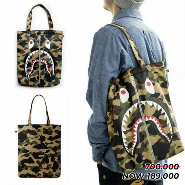 A Bathing Ape Bape Totebag Camo Appendix Original