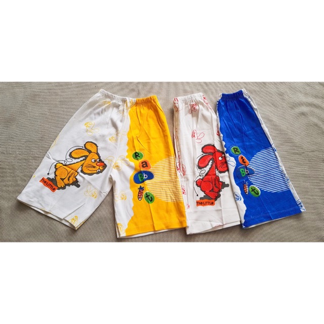 3PCS!! Celana pendek anak unisex santai 3-7 tahun