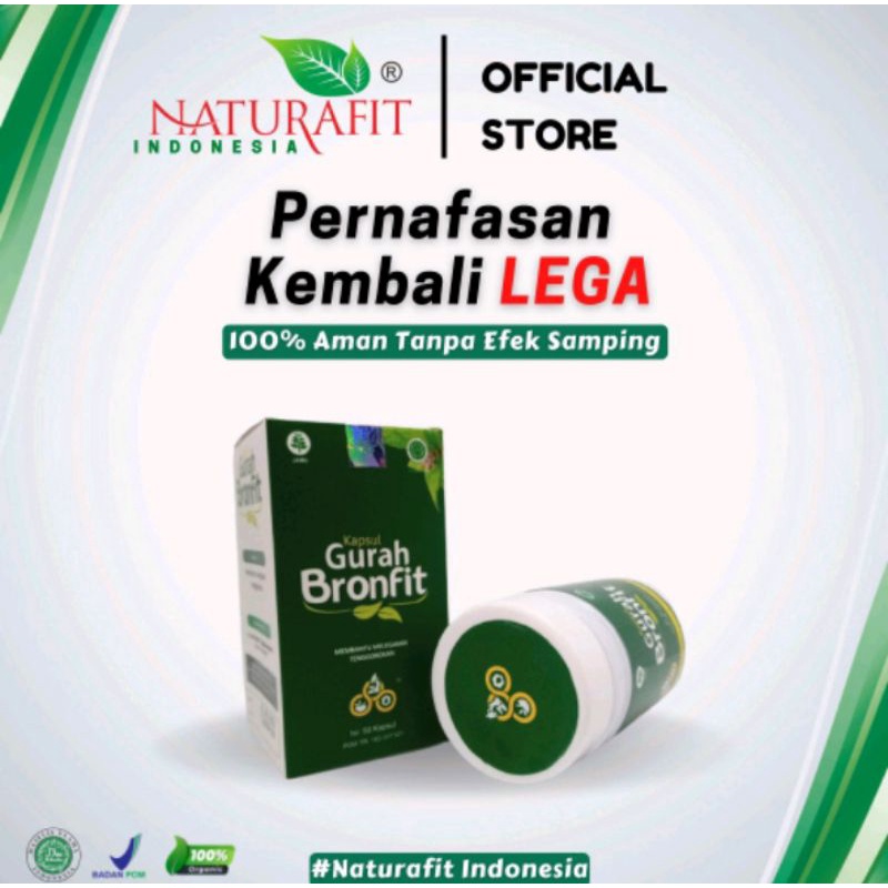 Kapsul Gurah Bronfit - obat herbal Naturafit