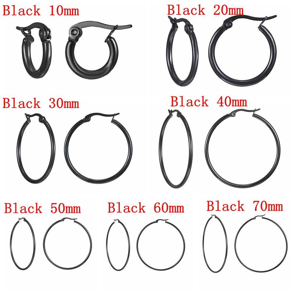 Lily 1pasang Anting Tusuk Simple Punk Jewelry Hoop