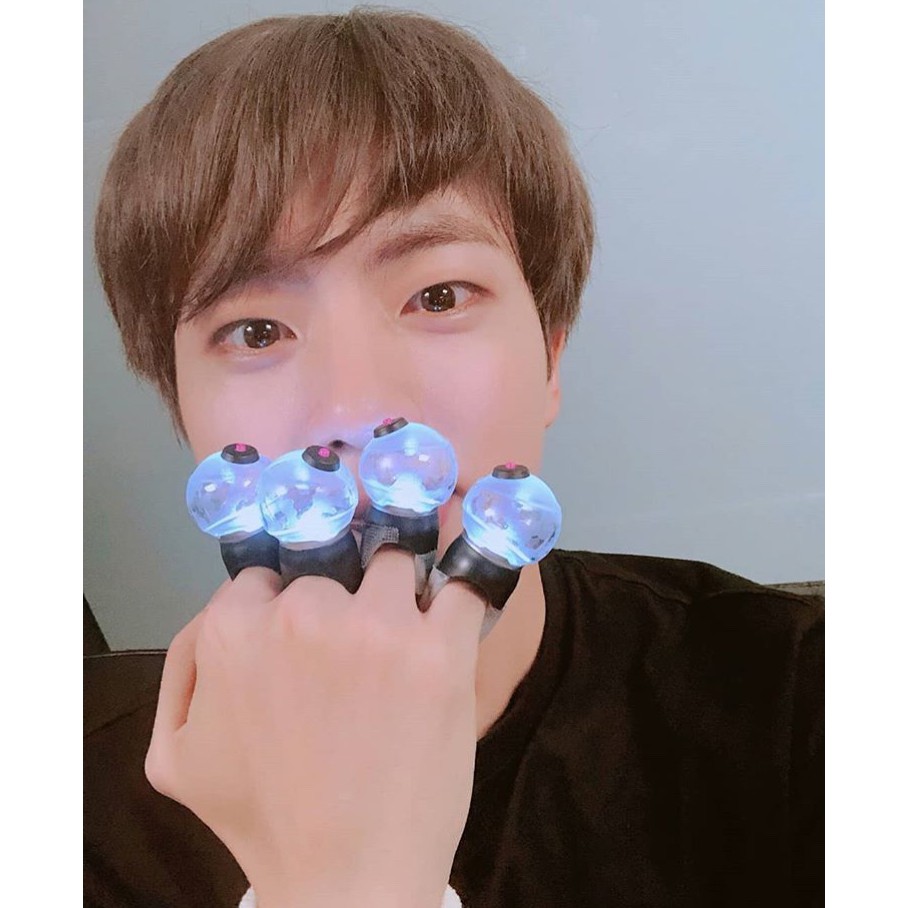 ready stock BTS- bts official light finger ring