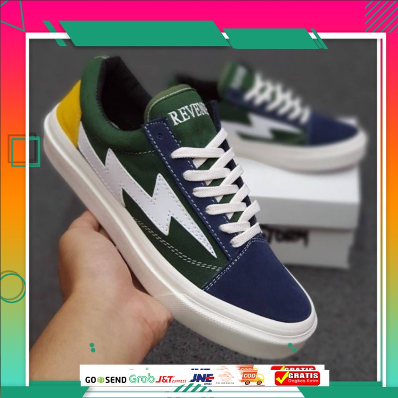 SEPATU REVENGE X STORM RAINBOW PEMIUM QUALITY - SEPATU SNEAKERS REVENGE PRIA WANITA MURAH ORIGINAL