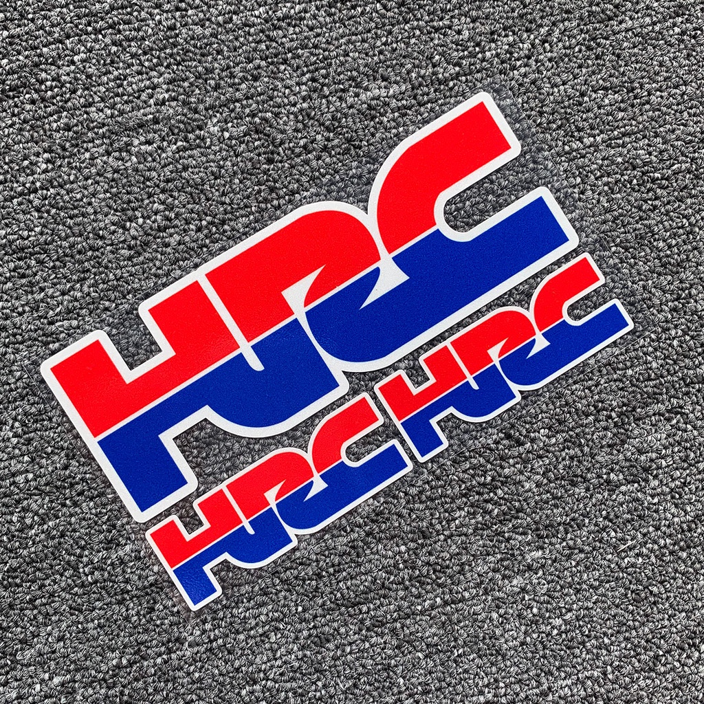 Hrc Sticker Decal Reflektor Dekorasi Helm Motor Honda Racing