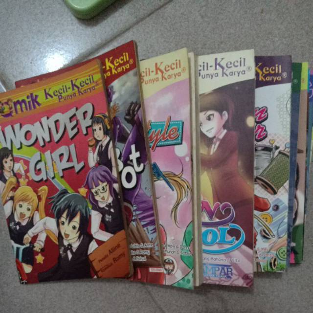 PRELOVED PAKET 11 BUKU KOMIK ANAK KKPK NEXT G