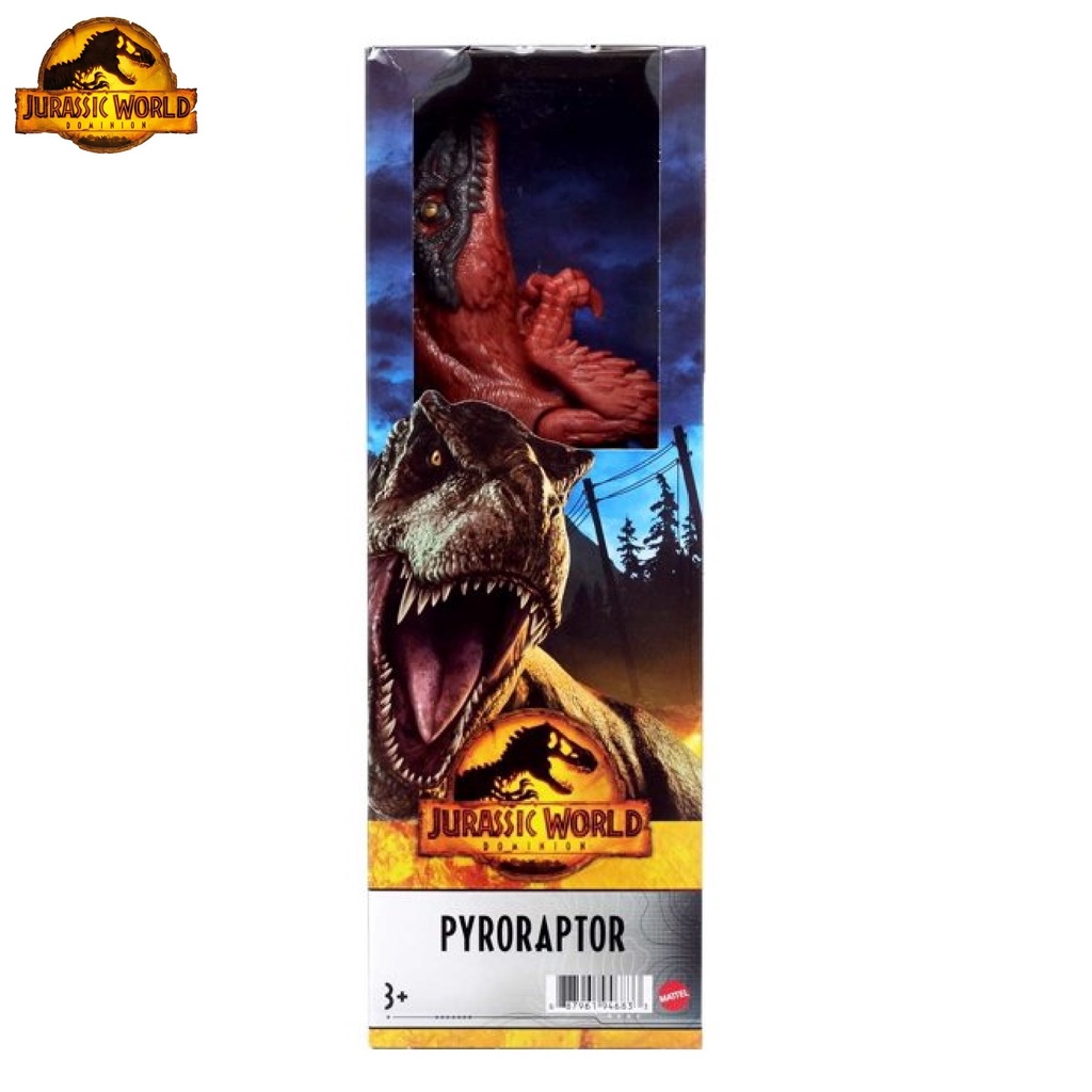 JURASSIC WORLD Dominion Large Basic Pyroraptor Action Figure