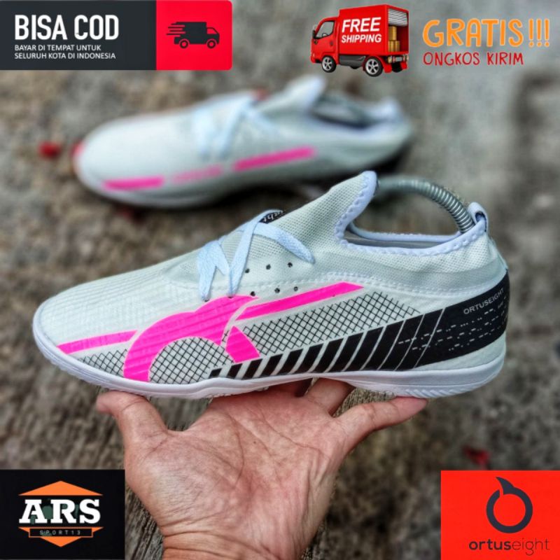 PROMO//SEPATU FUTSAL ORTUS CATALYST LIBERTE WHITE//SEPATU FUTSAL ORTUS CATALYST LIBERTE