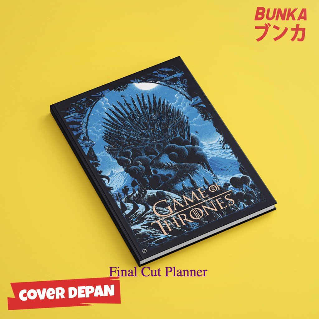 

buku tulis polos/bergaris Game of Thrones B Hardcover A5 Buku Tulis Catatan Note Agenda Planner Jurnal