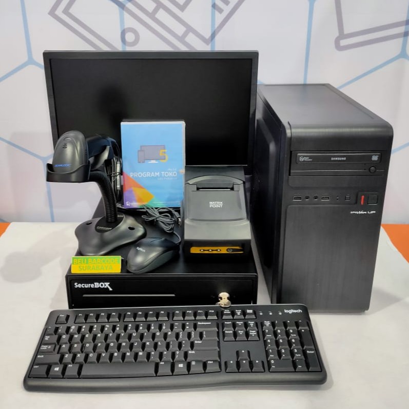 PAKET MESIN KASIR LENGKAP+SOFTWARE PROGRAM APOTIK GARANSI RESMI