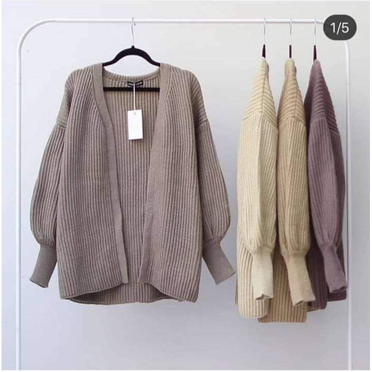 CARDIGAN RAJUT MALONE Wanita Knit Kardigan
