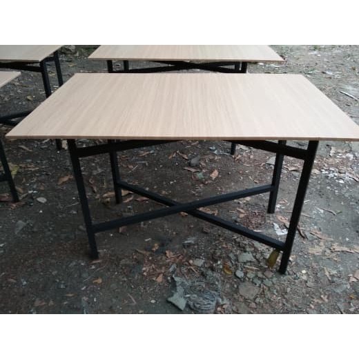 Meja lipat custom 150x60x70
