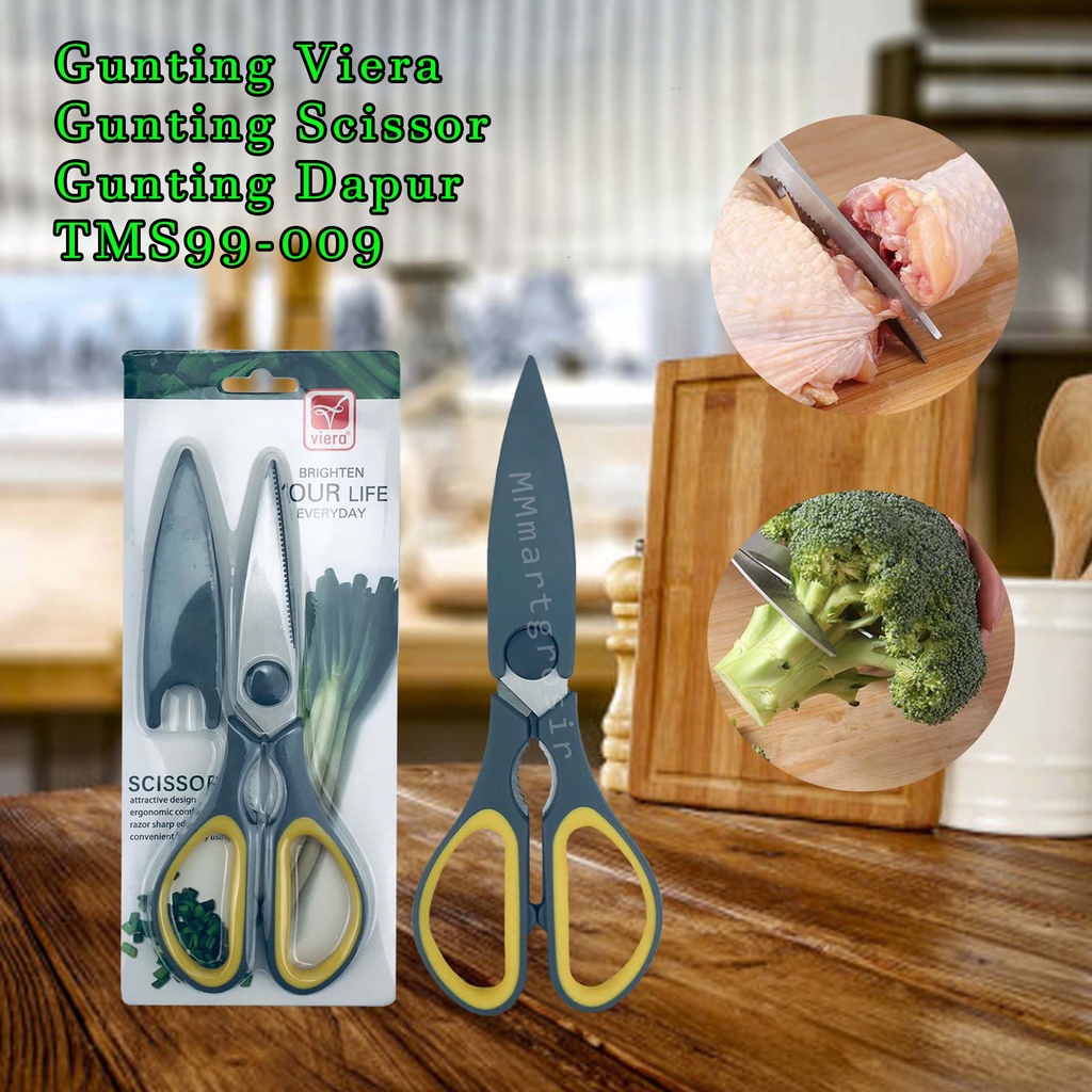Gunting Viera / Gunting Scissor / Gunting Dapur / TMS99-009