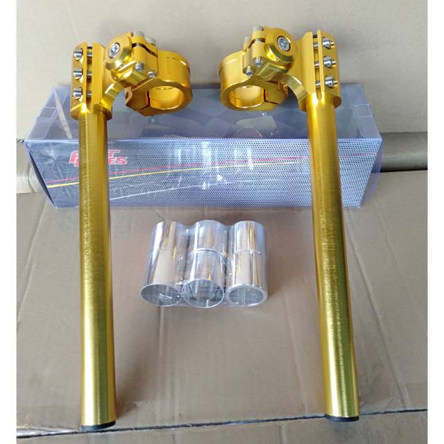 Stang jepit drag model nui satria 150 fu vixion new ful cnc