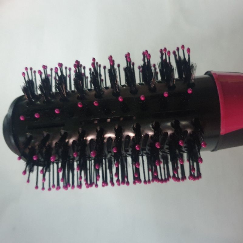 Pengering rambut sisir One stop hot brush hairdyer sisir blow curly Murah