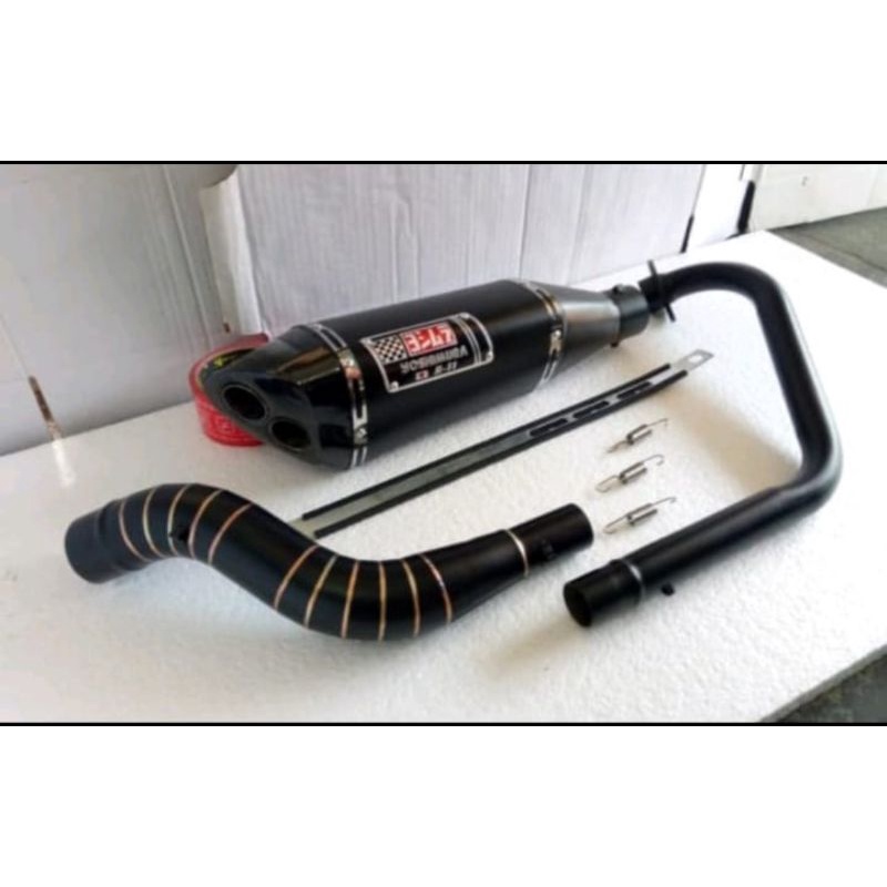 Jual Knalpot Racing Yoshimura R11 Suara Bass Vixion R15 Fu Mx Cbr Gsx Tiger Megapro Sonic Supra 9836