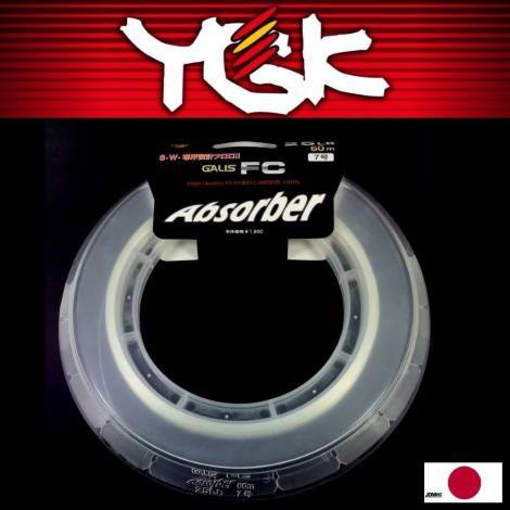 SENAR PANCING BENANG LEADER YGK GALIS FLUOROCARBON ABSORBER 60 METER MADE IN JAPAN