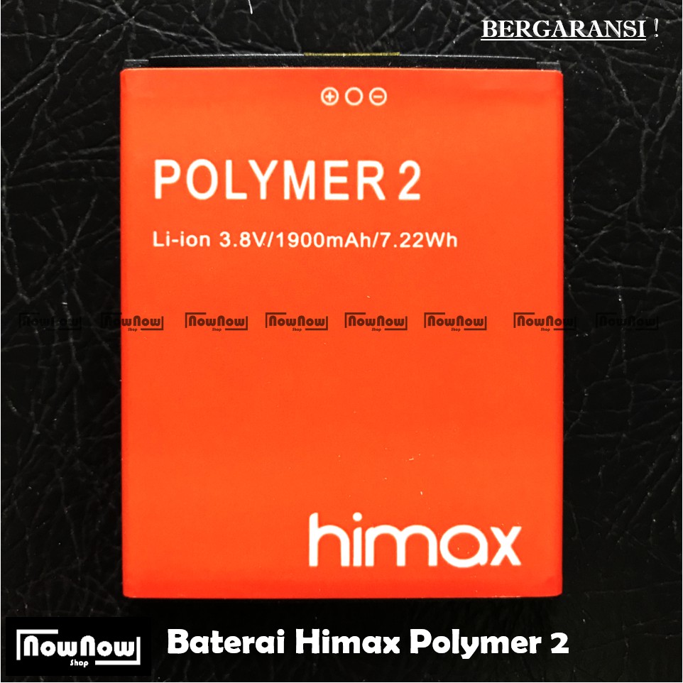 Baterai Himax Polymer 2 Original Batre Batrai Battery