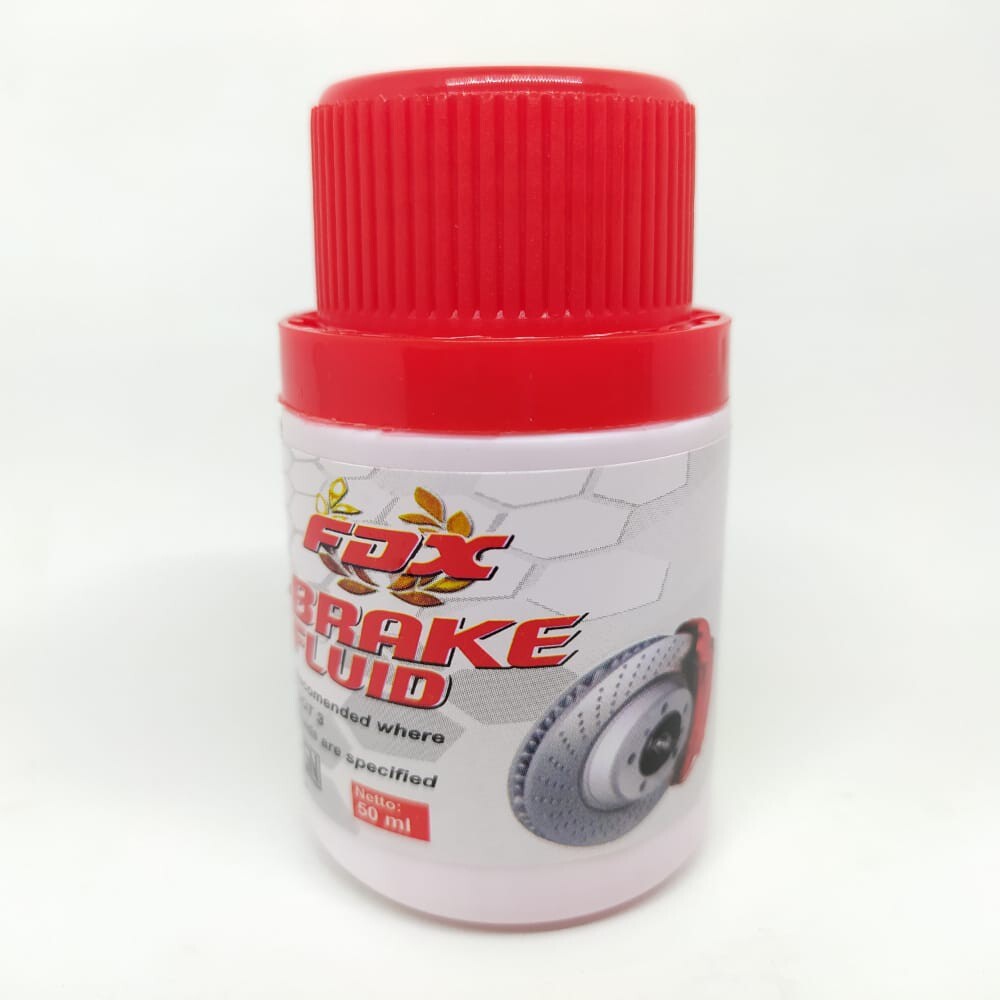 Minyak Rem 50ML FDX Brake Fluid DOT 3 Cakram Tromol ABS Motor Oil