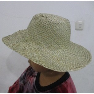 Topi Cowboy Koboy Koboi Daun Pandan( Topi Bercocok Tanam )***