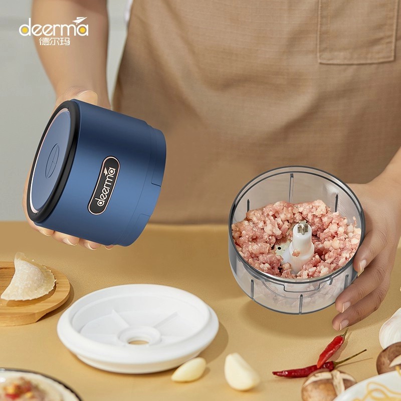 Deerma Mini Garlic Stimer Electronic Blender Dapur - Mixer JS100