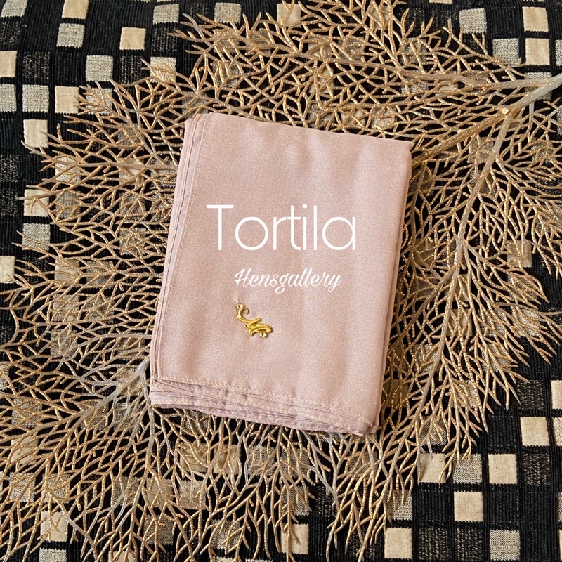 Part 1 Mylady Hijab Plain Voal Ultrafine by Myladyhijab dark mustard silver broken white optic white-TORTILA