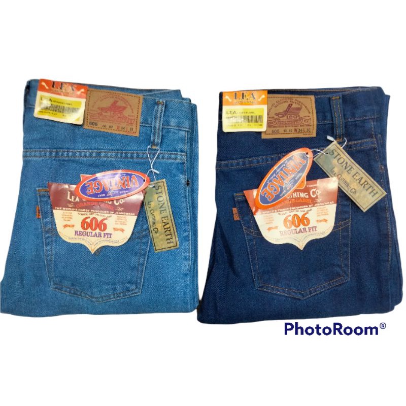 celana panjang jeans standart lea~606