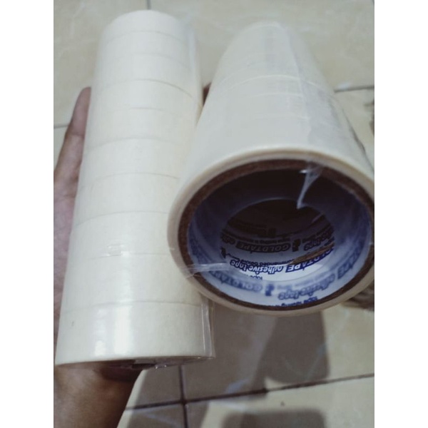 

(110gr) 1roll isolasi kertas GOLDTAPE isi 10pcs
