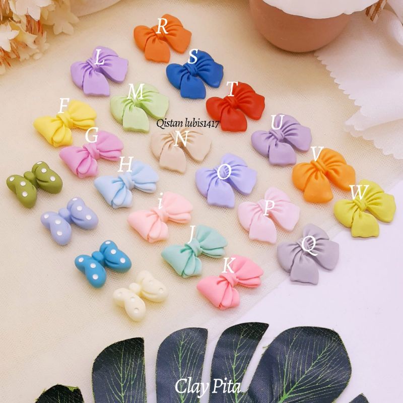 Clay pita polka kemasan/1 pcs