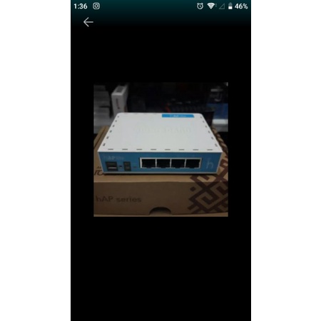 Mikrotik HAP Lite RB941-2Nd Bekas  Normal Rb 941 2nd