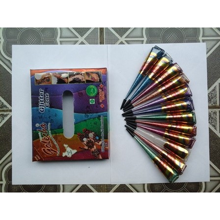 

GLITER GLITTER GOLECHA RAINBOW SIAP PAKAI UNTUK HENNA