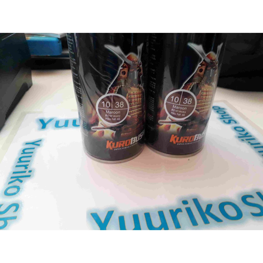 Pilok Samurai Cat samurai paint maroon 38 pylok pilox cat semprot merah maron