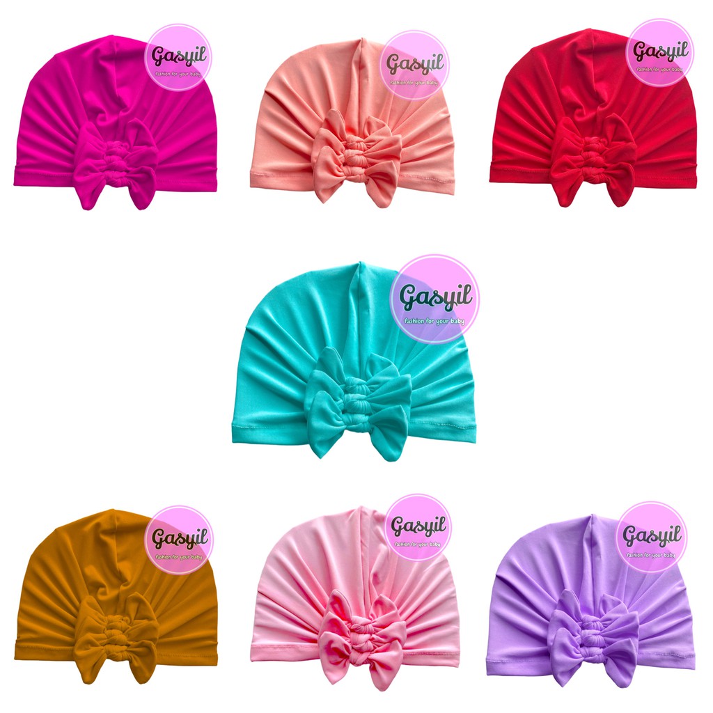 Turban bayi / turban bayi Naima / turban anak premium / Turban bayi perempuan / Ciput anak