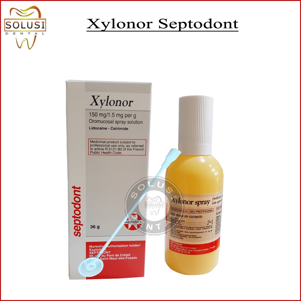 Anestesi Xylonor Spray 36gr Septodont / Xilonibsa /Topical Dental
