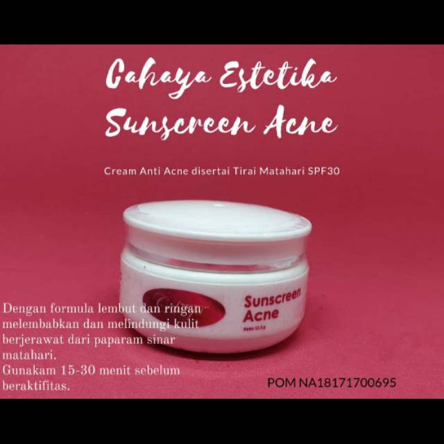 Cahaya Estetika Sunscreen Acne