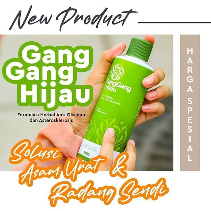 Madu Ganggang Hijau Herbal Ampuh Untuk Darah Tinggi Original BPOM