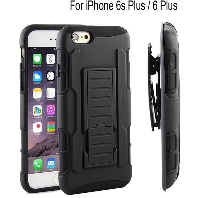 iphone 6 plus & iphone 6s plus case iron armor belt clip