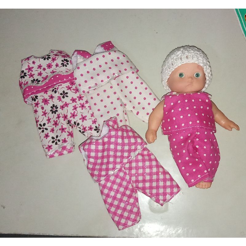 Baju Boneka Bayi 12cm/5inch