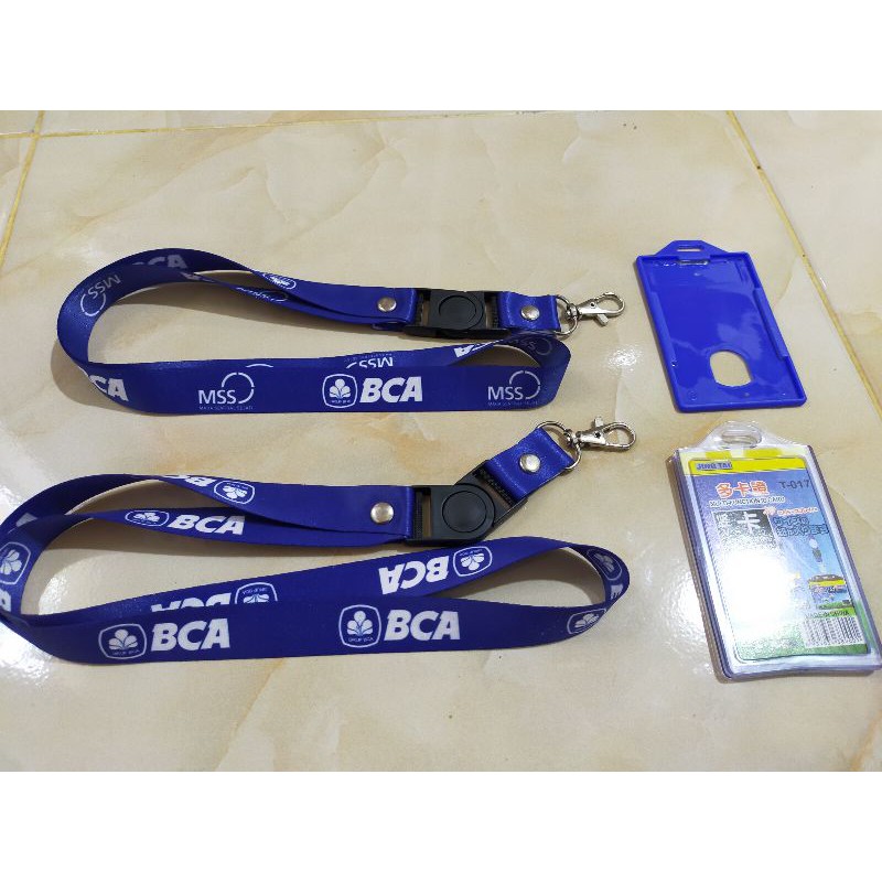 [READY] tali id card BCA lanyard satuan