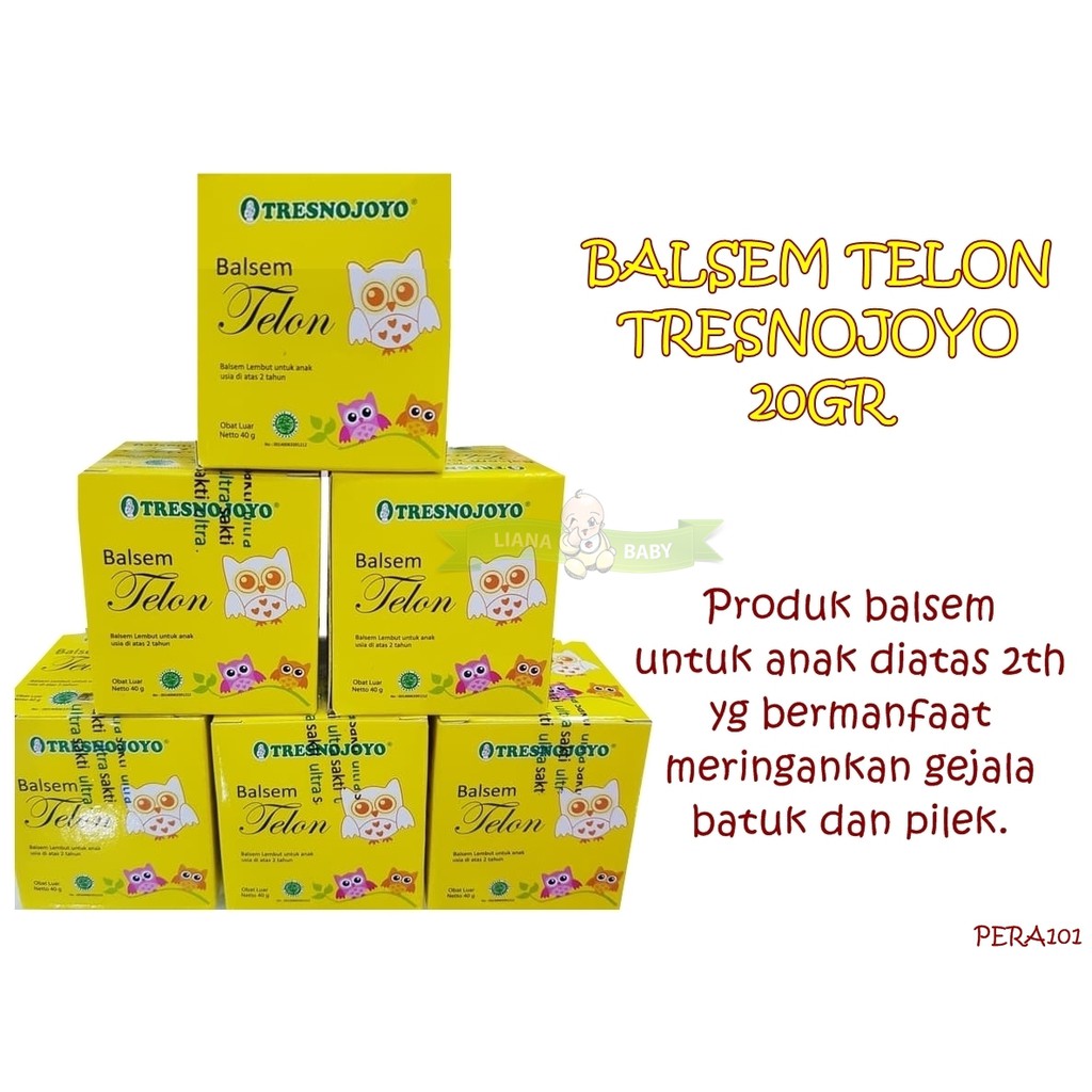 PERA101 BALSEM TELON TRESNOJOYO 20GR / BALSEM ANAK