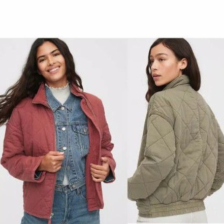 GAP Quilted Bomber Jacket